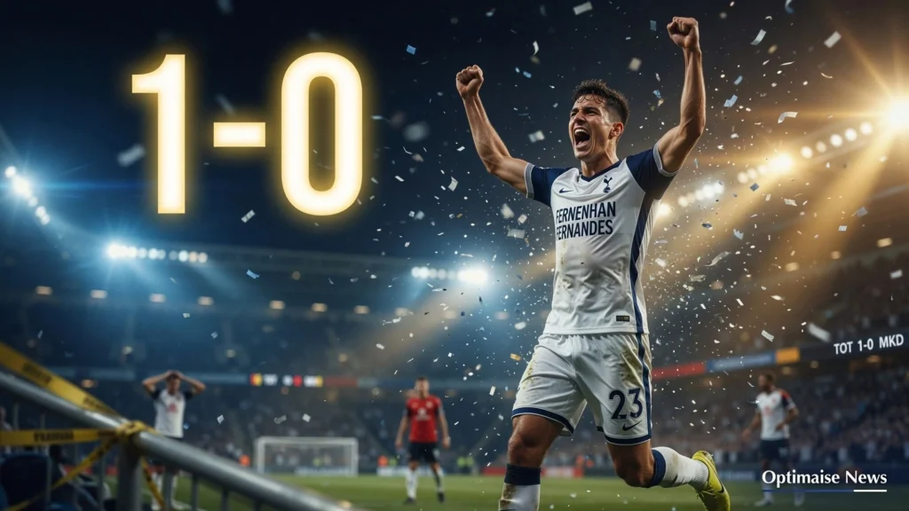 Stunner Mateus Fernandes Menangkan Tottenham vs MK Dons 1-0