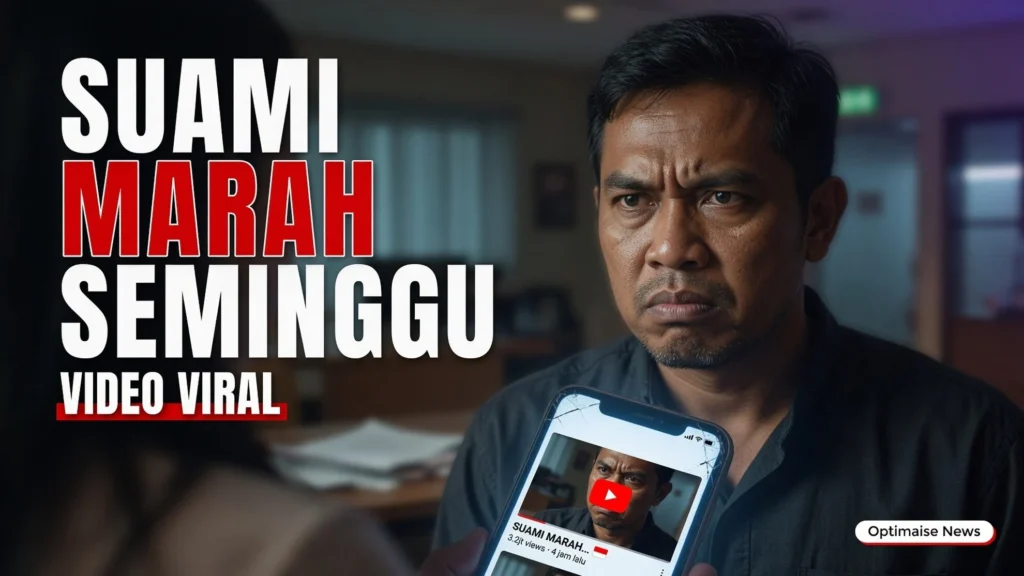 Suami Marah Seminggu, Video Viral
