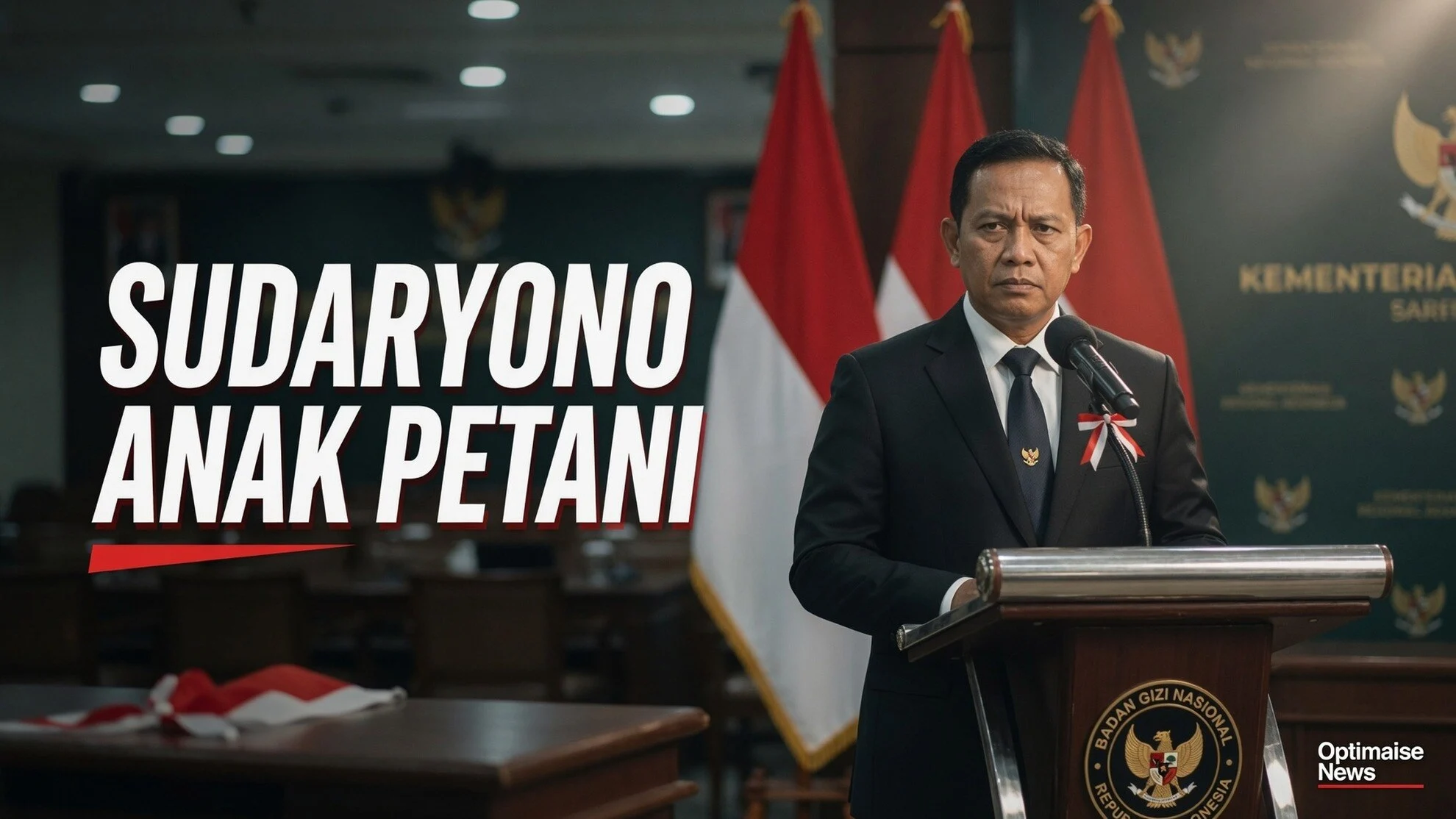 Sudaryono Anak Petani Kini Pimpin Badan Gizi Nasional