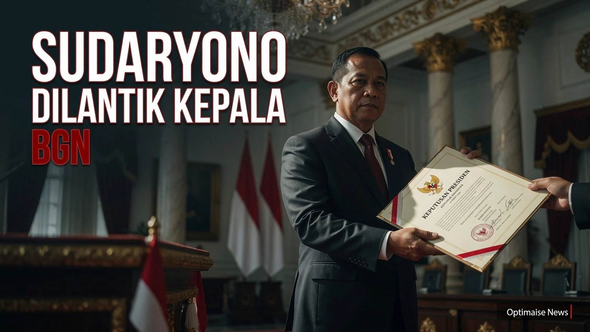 Sudaryono Dilantik Kepala BGN, Harta Rp31 Miliar