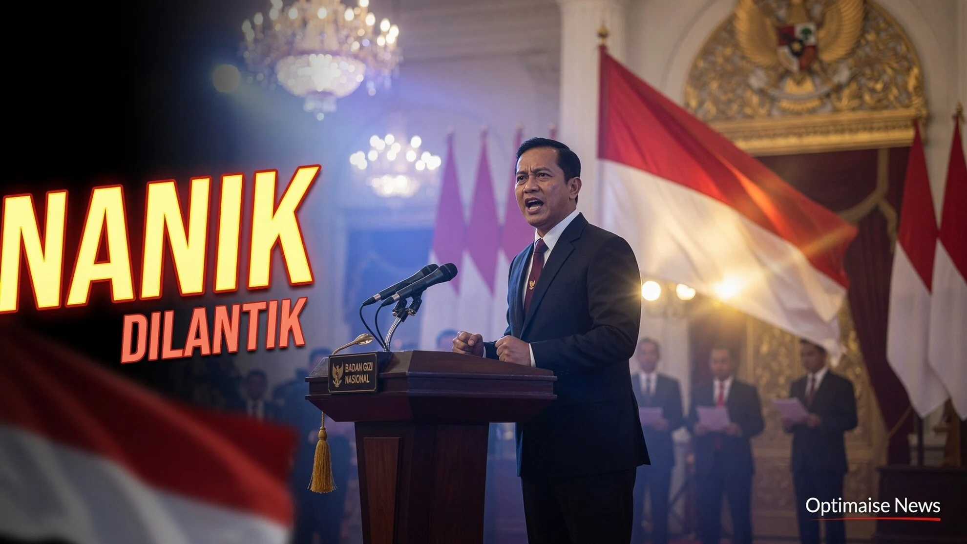 Sudaryono Dilantik Kepala BGN Usia 41 Gantikan Nanik
