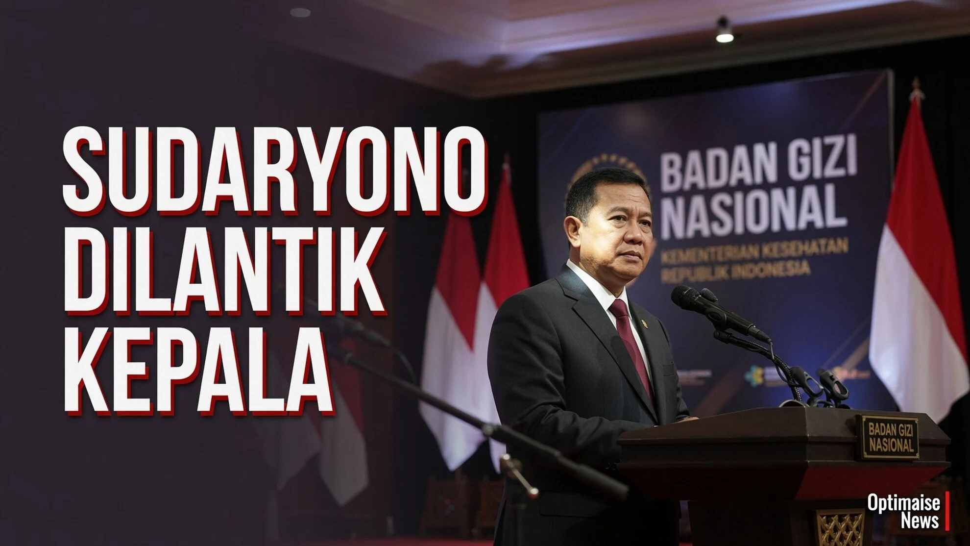 Sudaryono Dilantik Kepala BGN di Usia 41 Tahun