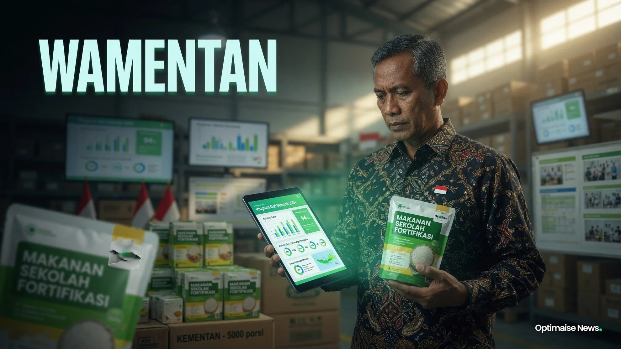 Sudaryono Dilantik Kepala BGN ke-3 Setelah 2 Tahun Wamentan
