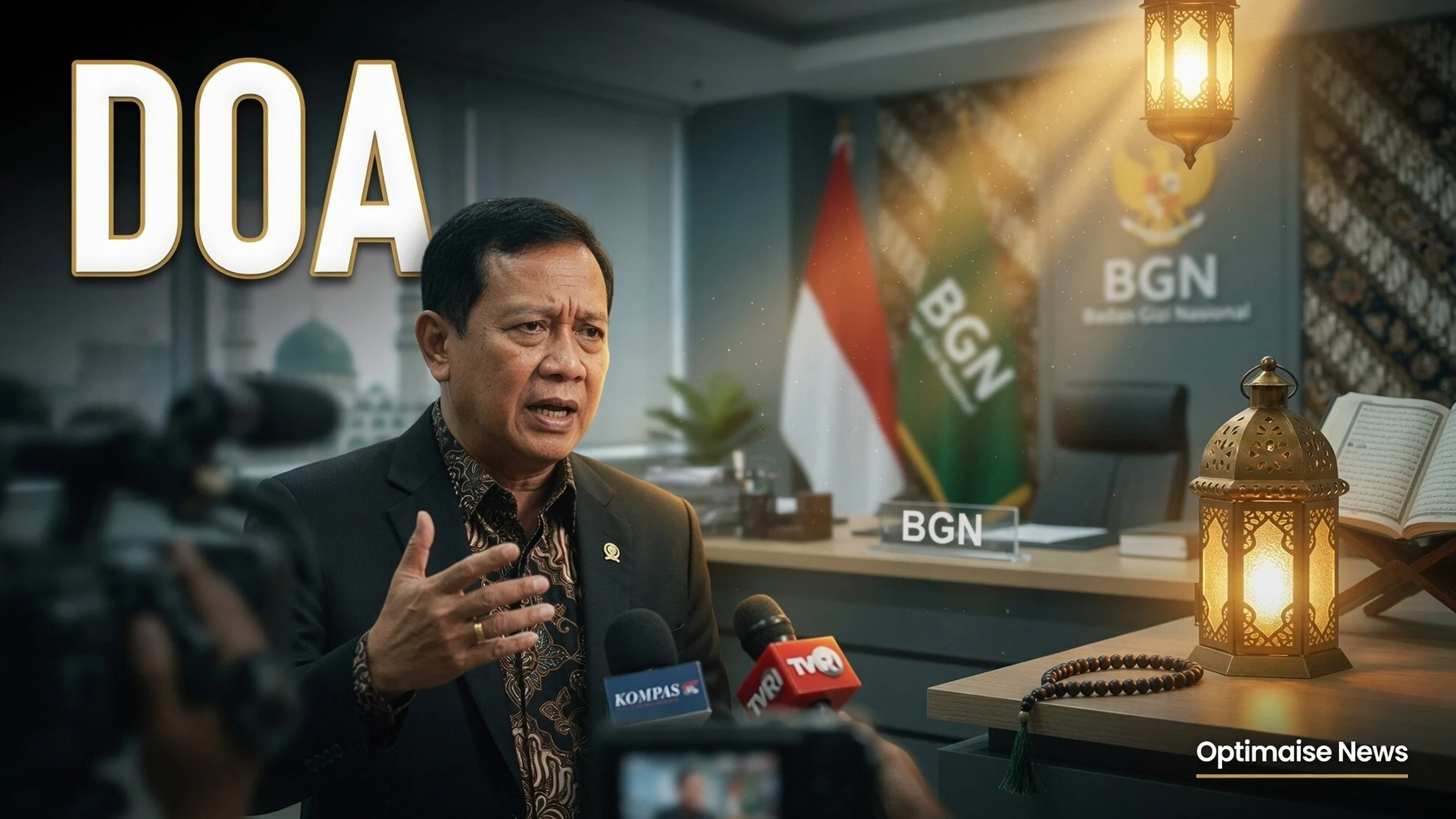 Sudaryono Minta Doa Publik agar MBG Optimal untuk Generasi