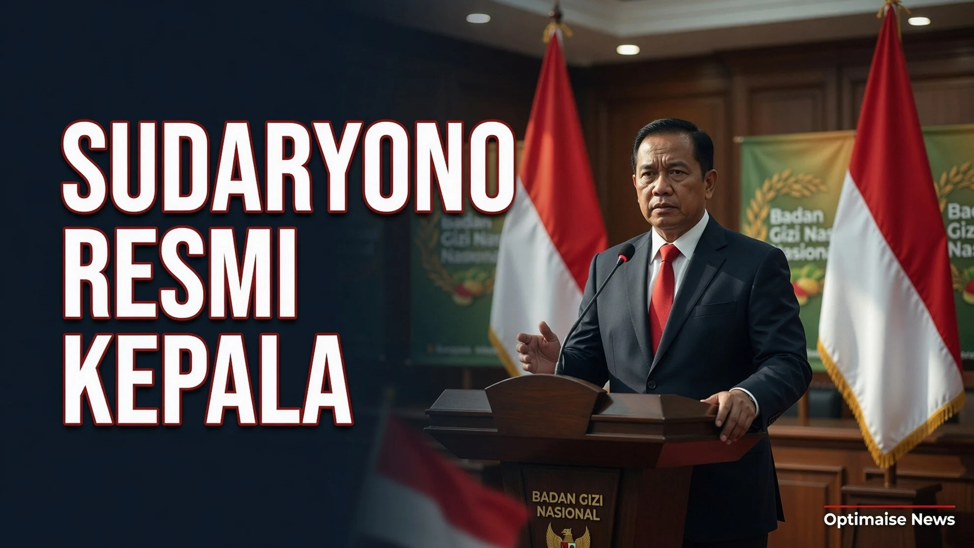 Sudaryono Resmi Kepala BGN, Harta Tembus Rp31 Miliar