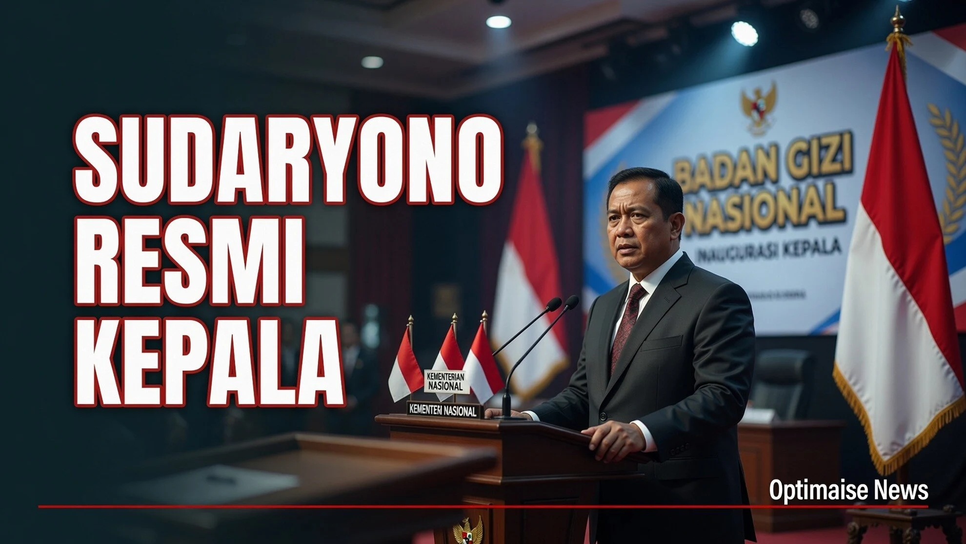 Sudaryono Resmi Kepala BGN ke-3 di Usia 41 Tahun
