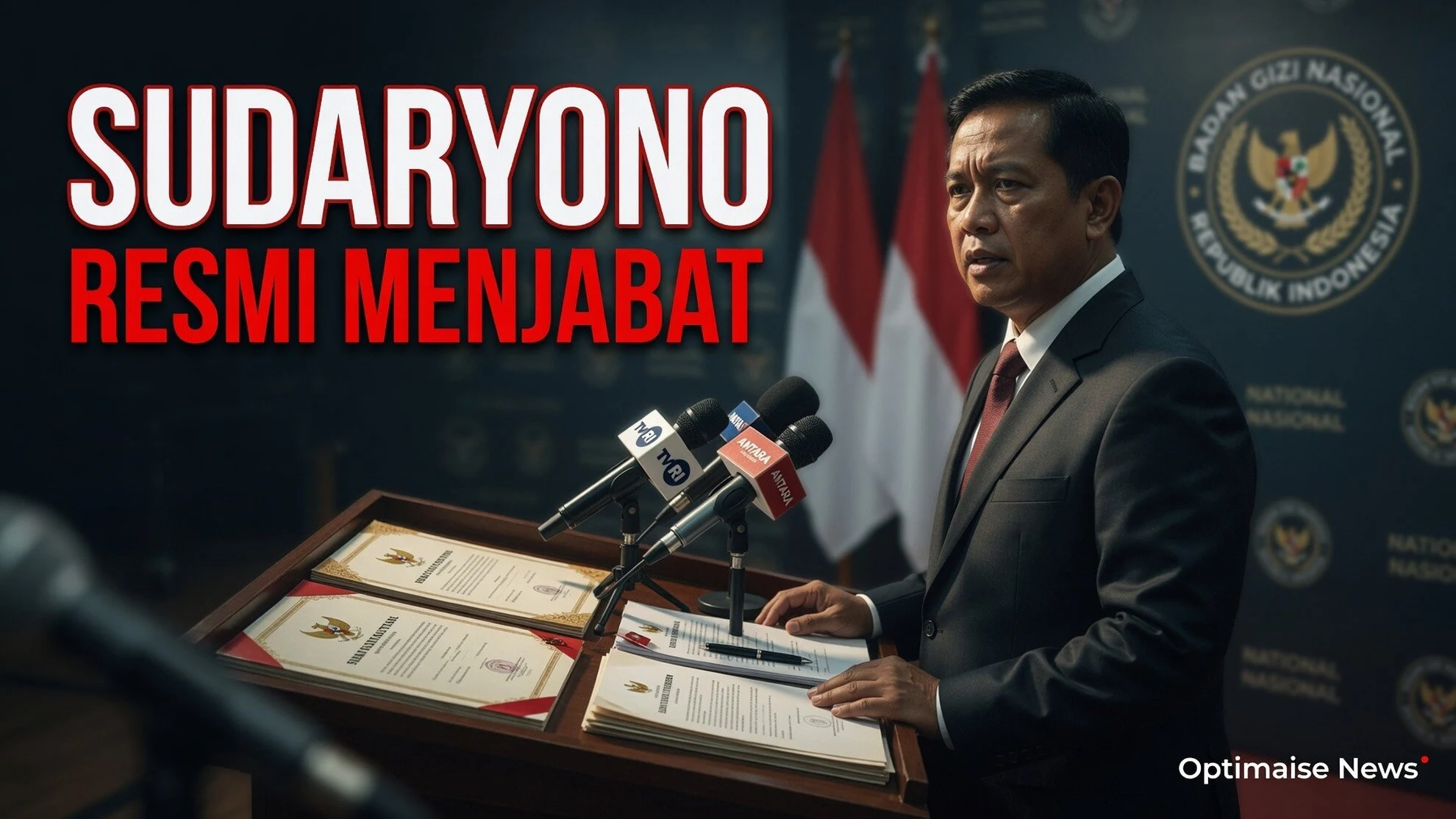 Sudaryono Resmi Menjabat Kepala BGN ke-3 Usia 41 Tahun