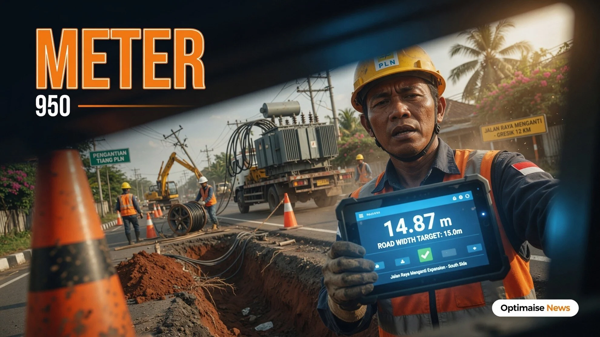 Surabaya Perlebar Jalan Raya Menganti 950 m ke 15 Meter