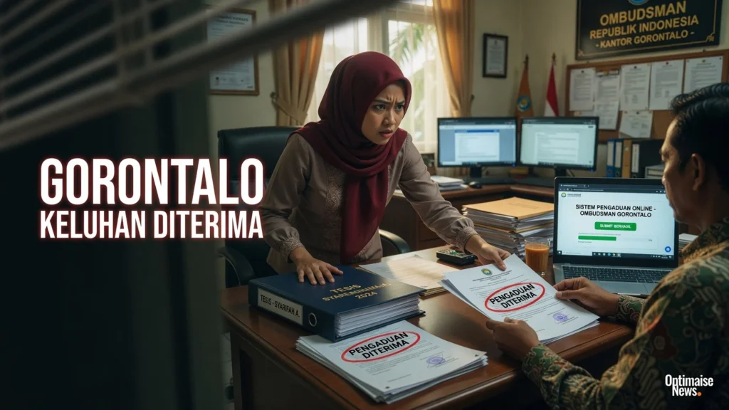 Syarifah Semester 14 Adu Kajur UNG ke Ombudsman Gorontalo