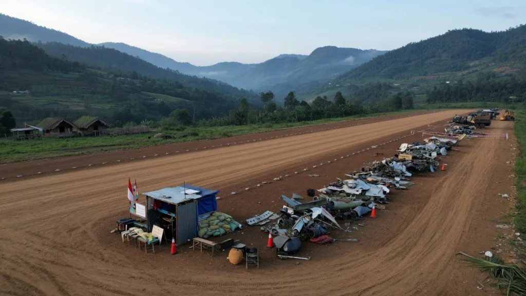 Penempatan pasukan satgas jamin keamanan landasan perintis