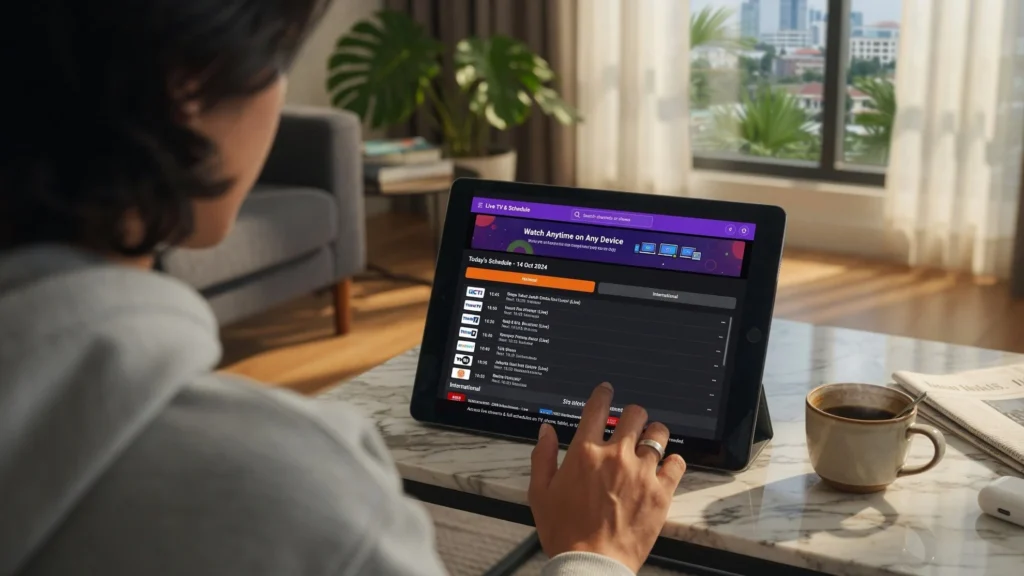 Manfaat melihat program harian sebelum mulai nonton