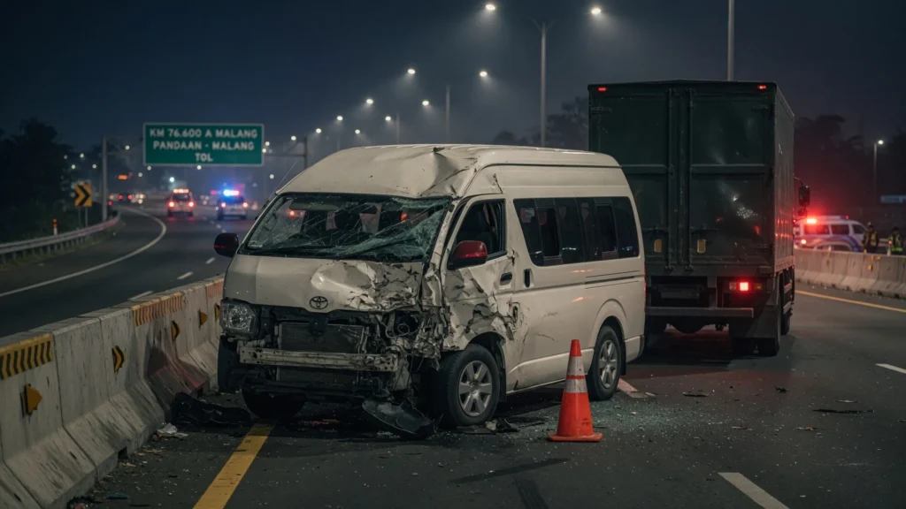 Tiga Penumpang Meninggal di Tempat, Lima Luka Dievakuasi