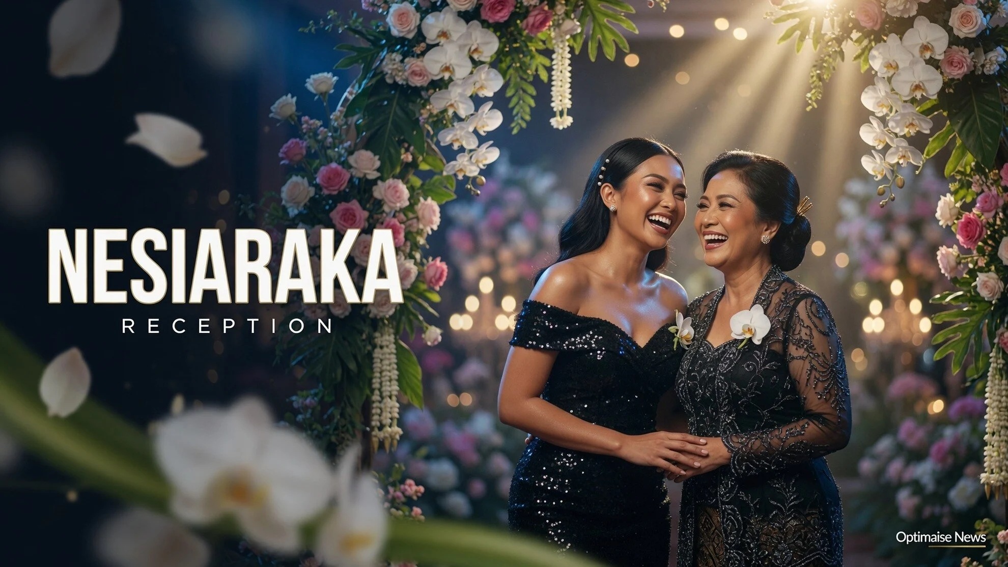Tasya Farasya-Ibu Ala Saling Isi Hitam di Resepsi Nesia-Raka