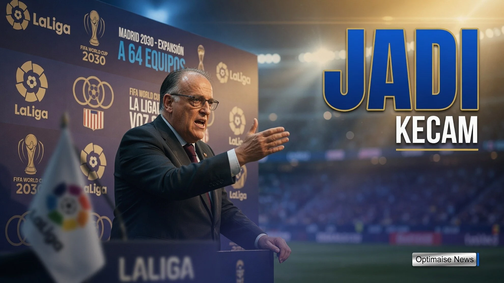 Tebas Kecam FIFA Perluas Piala Dunia 2030 Jadi 64 Tim