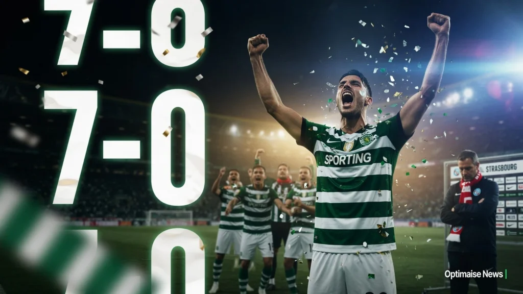 Telak 7-0 Sporting CP vs Strasbourg Hajar Debut Oliveira