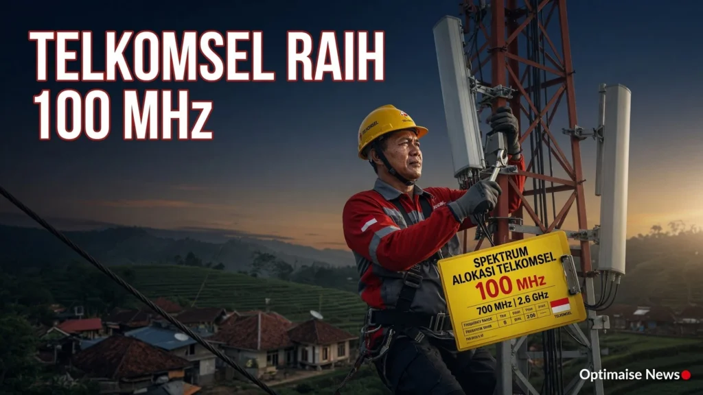 Telkomsel Raih 100 MHz Spektrum