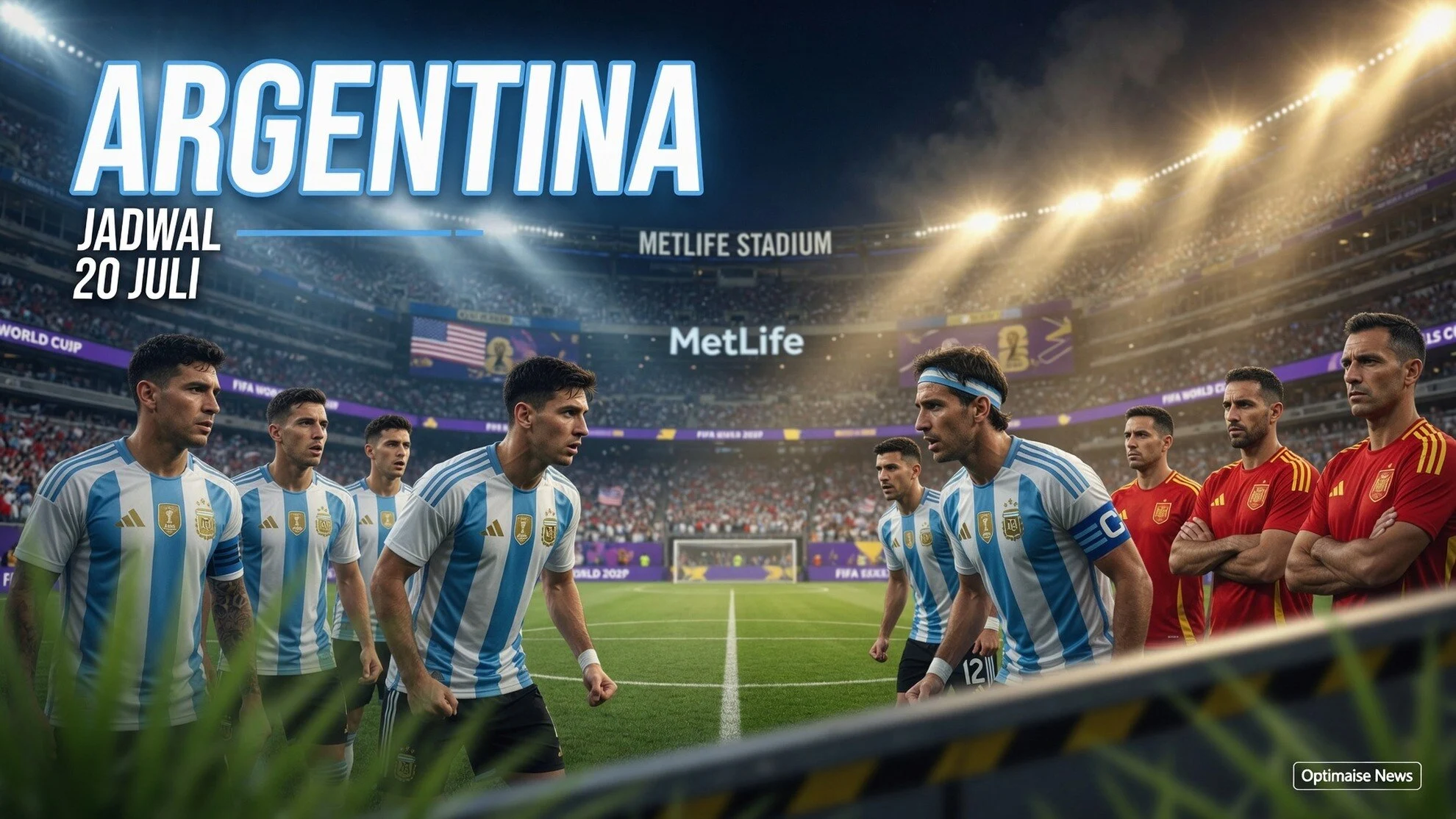 Tempat Menonton Timnas Spanyol vs Tim Nasional Argentina