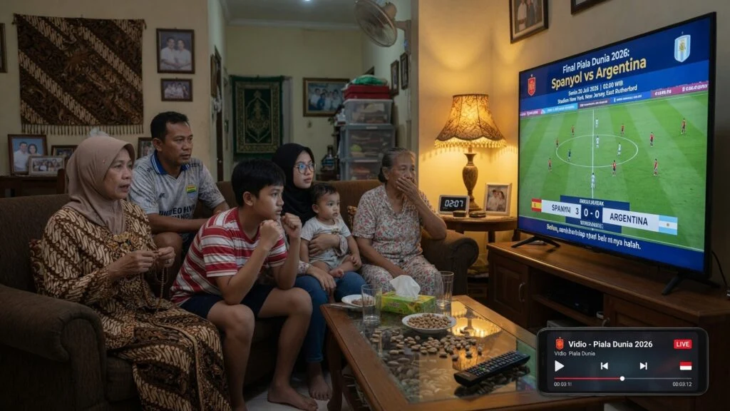 Waktu kick-off, venue, dan zona waktu untuk penonton domestik