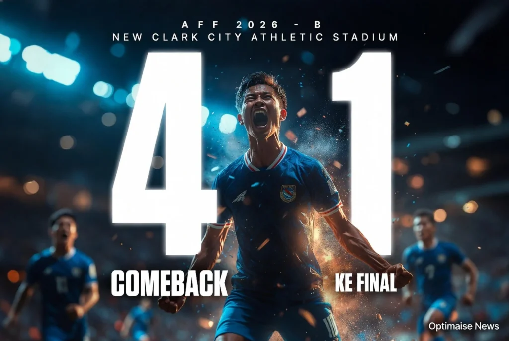 Than Paing Cetak Dua Gol, Myanmar Hajar Filipina 4-1 di AFF 2026