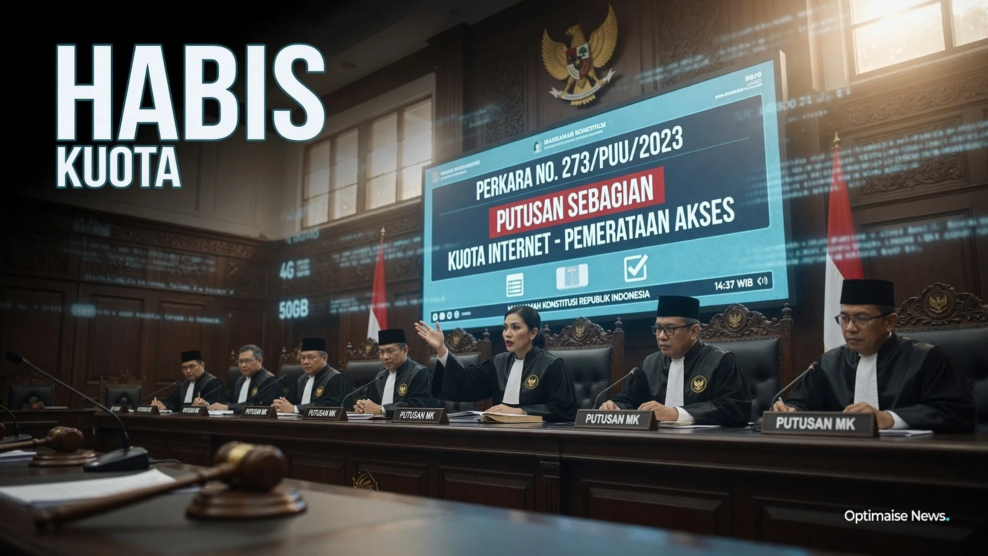 Tiga Warga Menang di MK, Sisa Kuota Internet Wajib Dipakai Habis