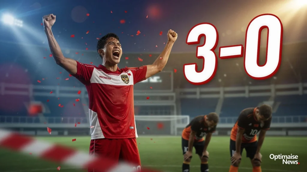 Timnas Indonesia Bantai Sabet 3-0