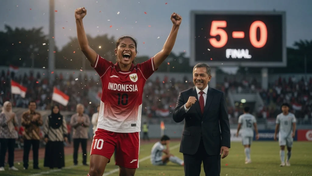Lima Gol yang Membungkam Laos di Babak Final