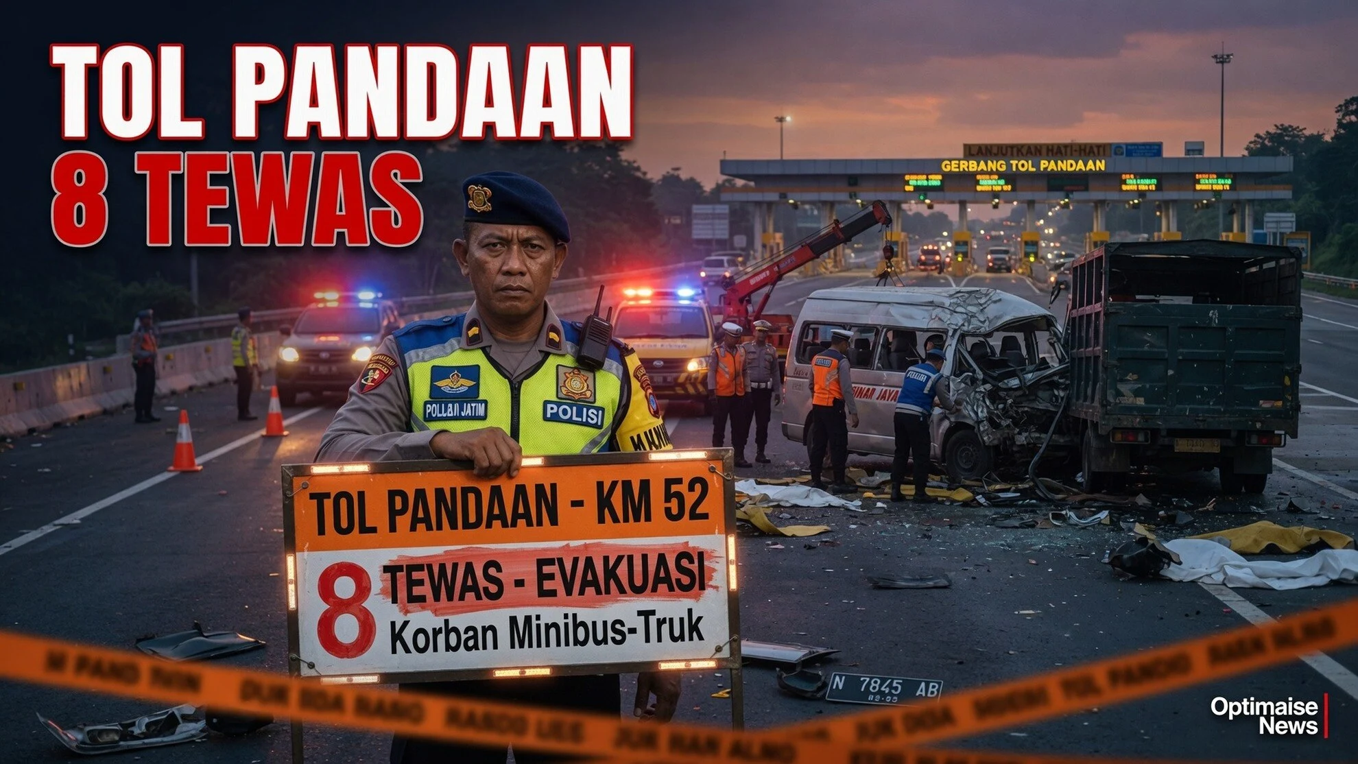 Tol Pandaan-Malang Diguncang 8 Korban Jiwa dalam Seminggu