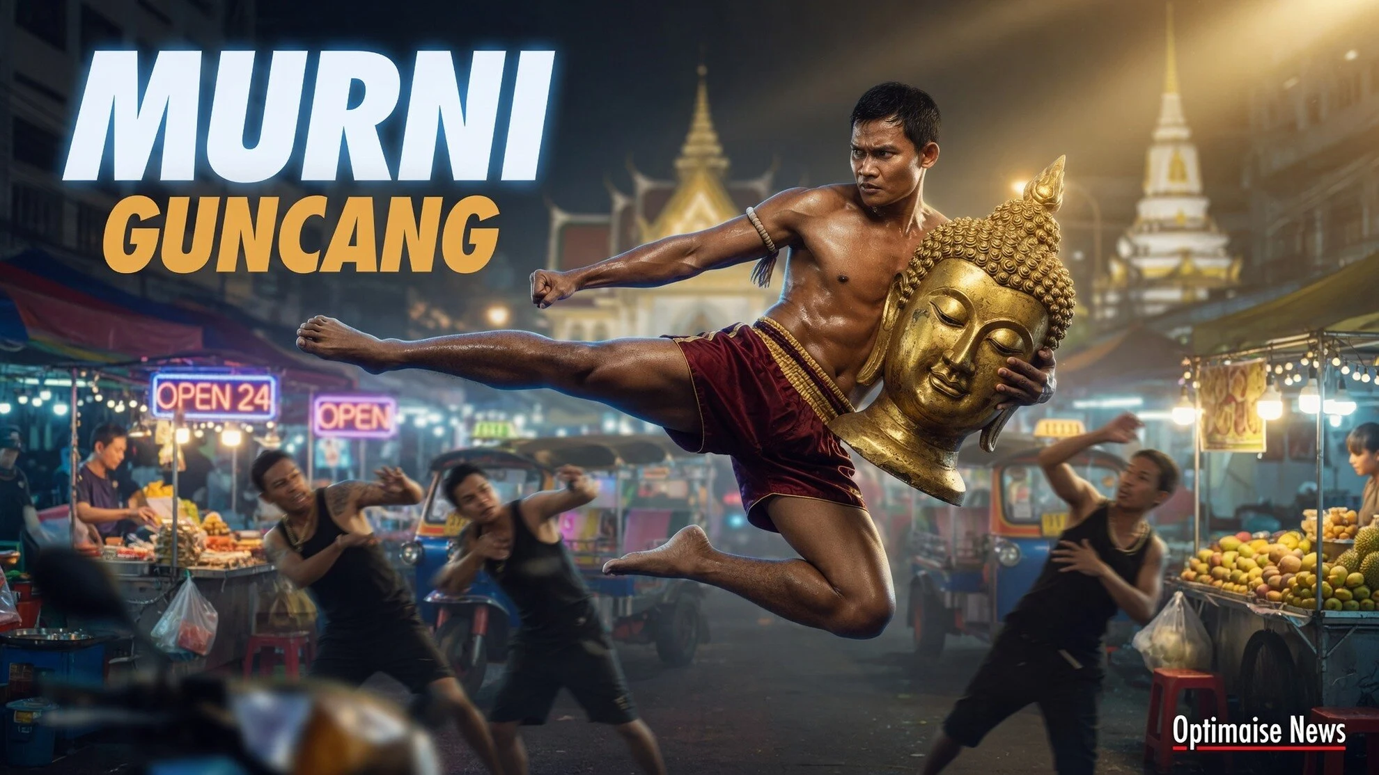 Tony Jaa Guncang Dunia Laga lewat Stunt Muay Thai Murni