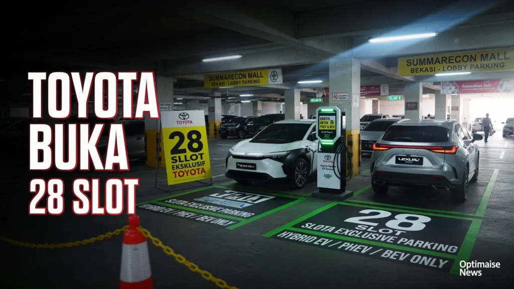 Toyota Buka 28 Parkir Eksklusif dan Cas Gratis di Summarecon Bekasi