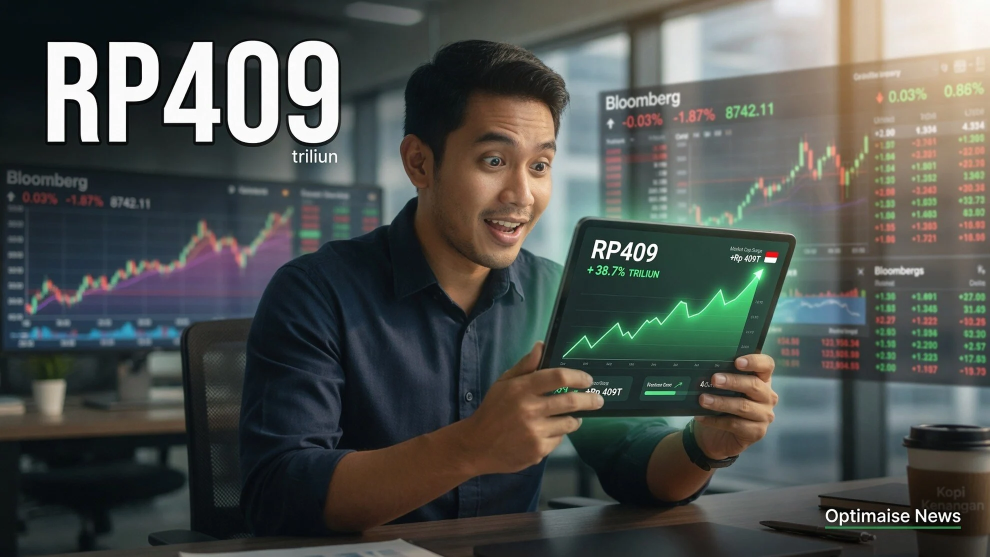 Transaksi +36% Angkat Market Cap BEI Rp409 T