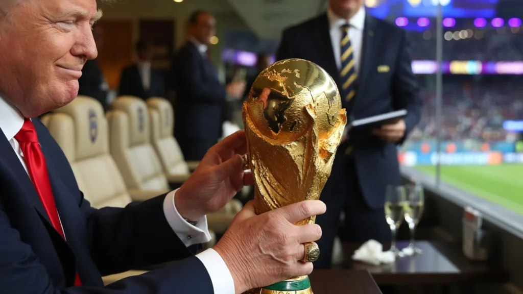 Sentuhan Trofi Emas di Kotak VIP Sebelum Juara Ditentukan