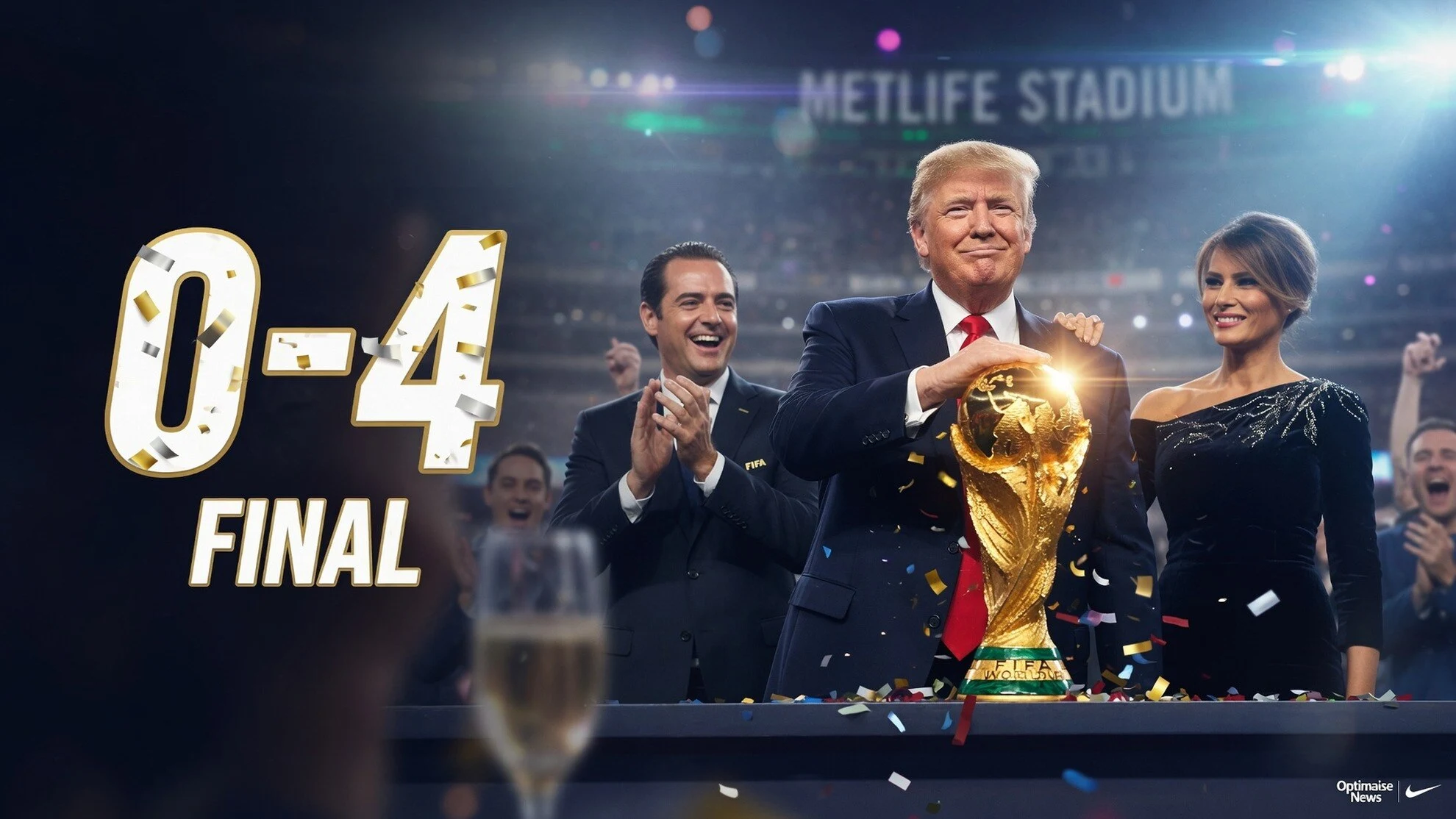Trump Abaikan Cemooh di Final 2026 Usai AS Kalah 0-4