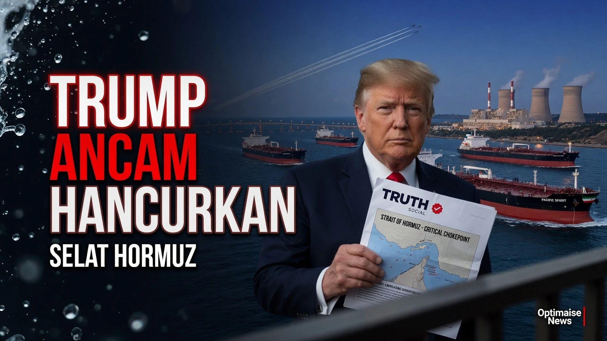 Trump Ancam Hancurkan 1 Jembatan per Tembakan Iran di Hormuz