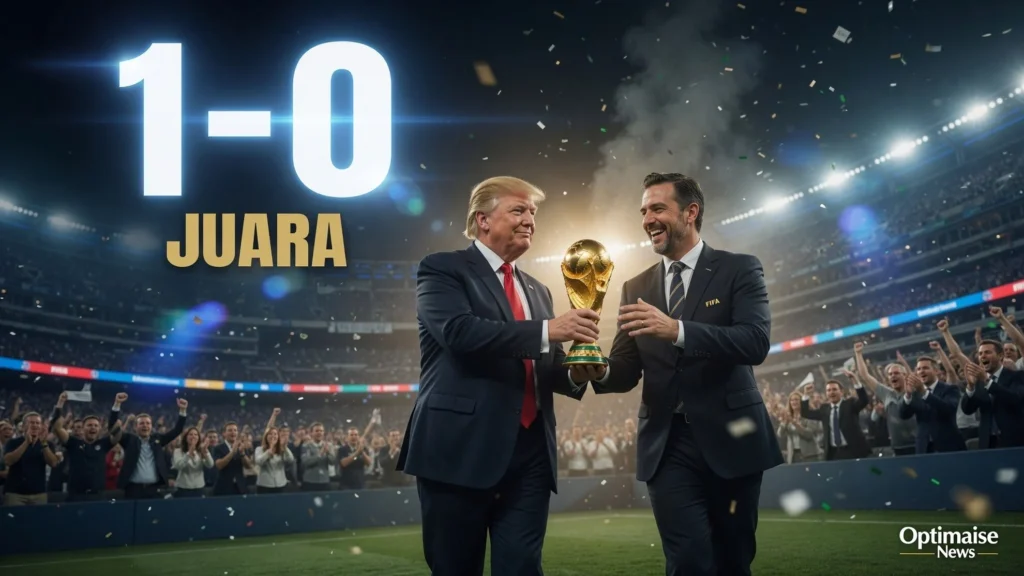 Trump-FIFA Disoraki MetLife usai Spanyol Juara 1-0