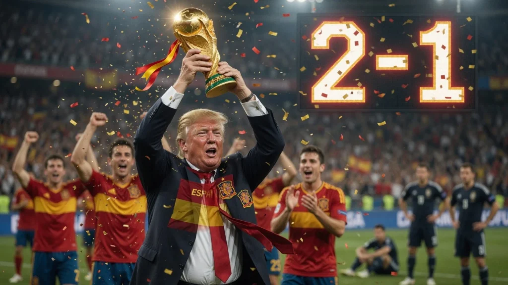 Katalog Edit Trump di Adegan Ikonik Dunia