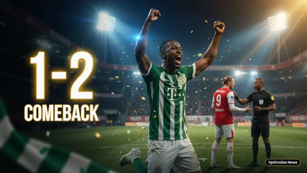 Twente vs Ferencvaros 1-2: Joseph Brace Bikin Dominasi Kandang Sia-sia