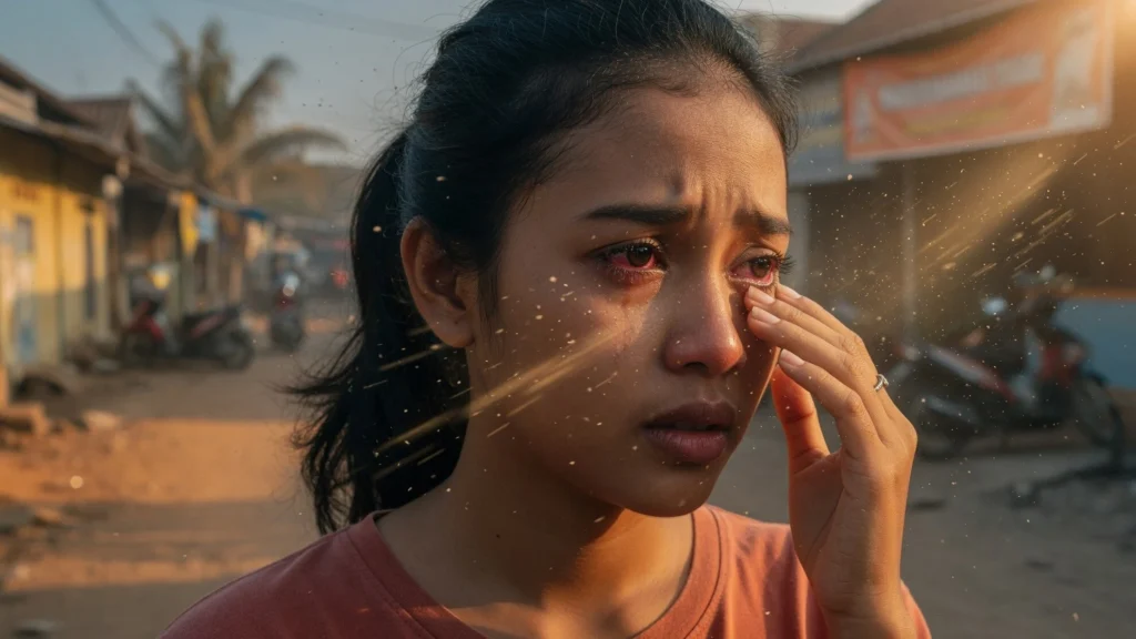 Bagaimana Debu dan Polusi Merusak Kualitas Film Air Mata