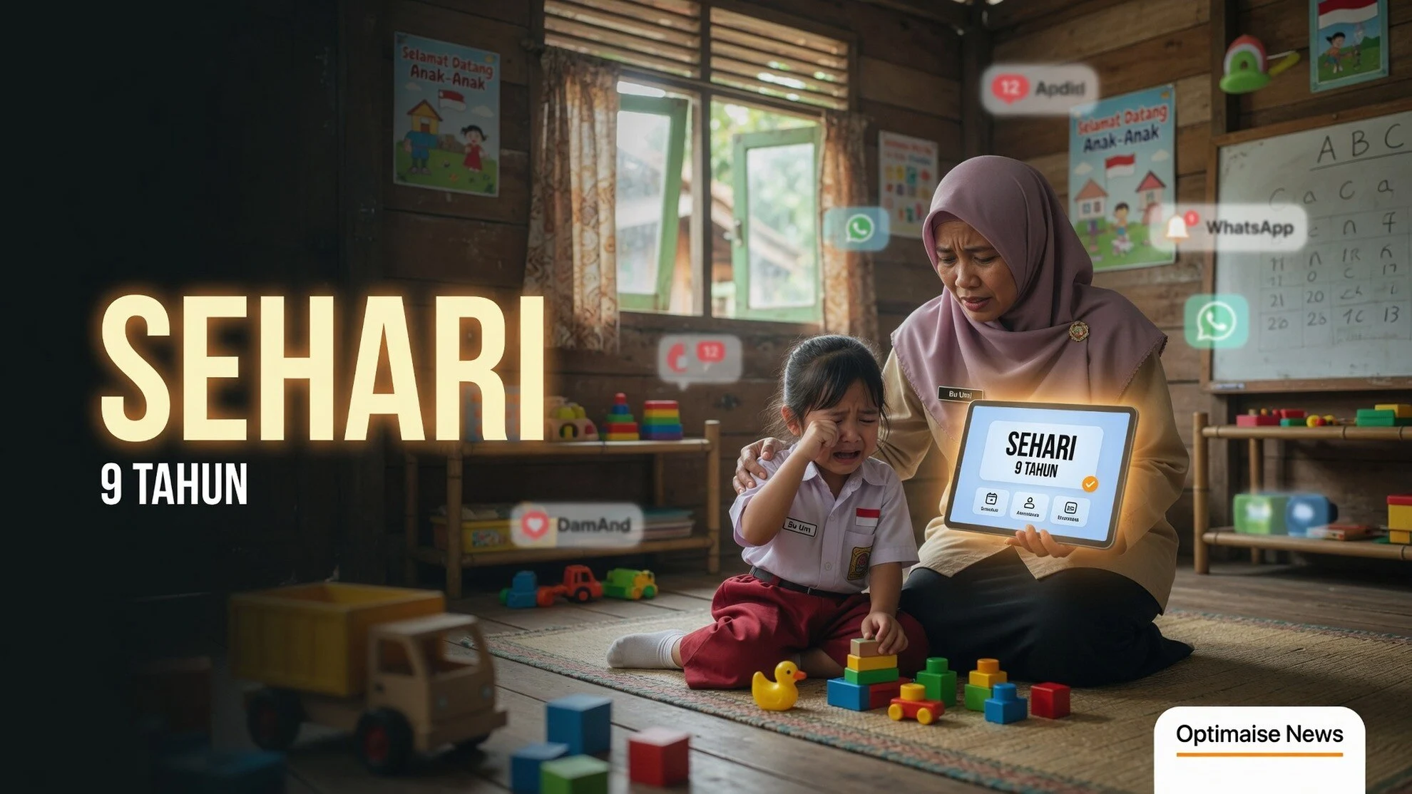 Umi Hanik Bertahan 9 Tahun dengan Honor Rp6.000 Sehari