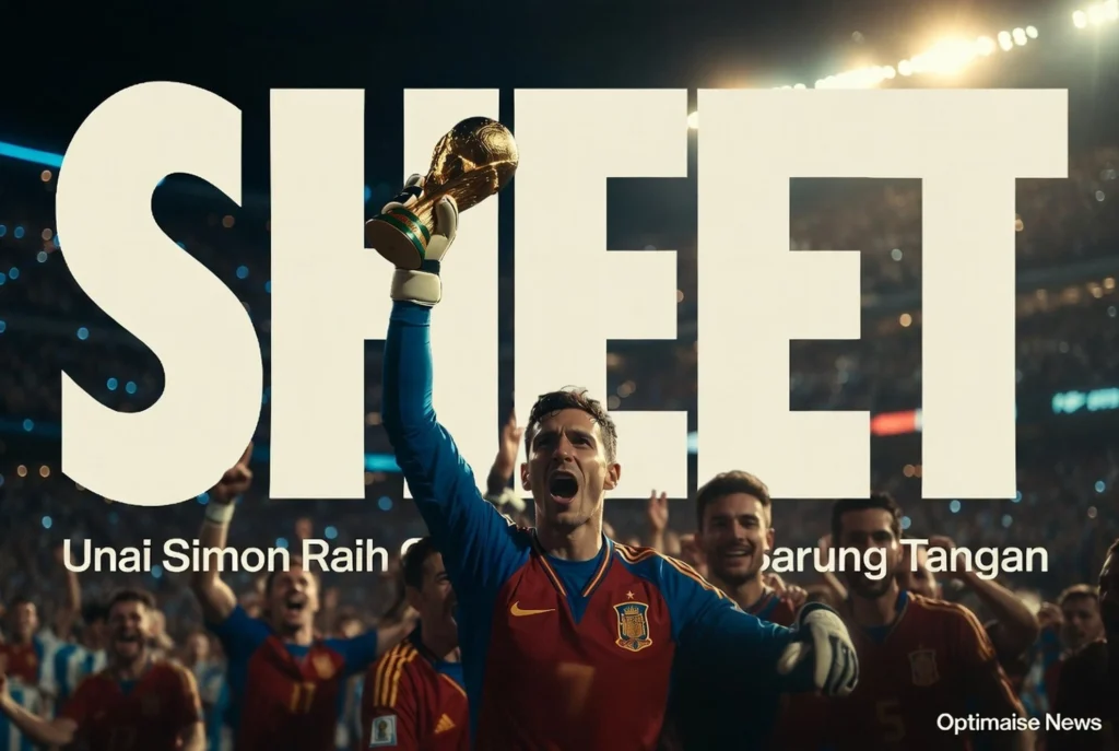 Unai Simon Raih Sarung Tangan Emas Usai 7 Clean Sheet
