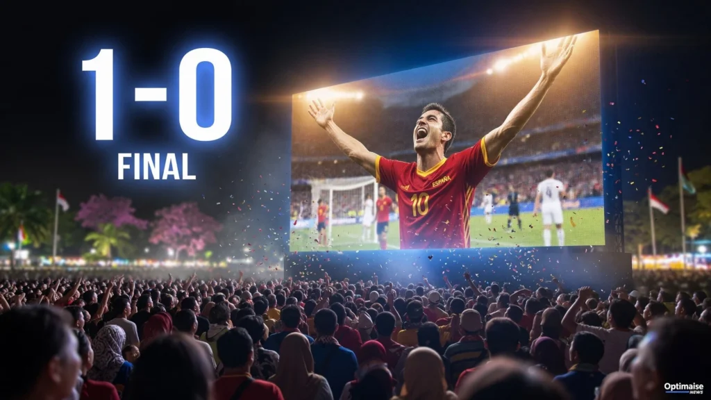 UniPin Nobar Final: Spanyol 1-0 Argentina di Barito