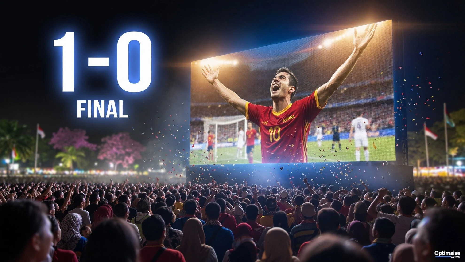UniPin Nobar Final: Spanyol 1-0 Argentina di Barito