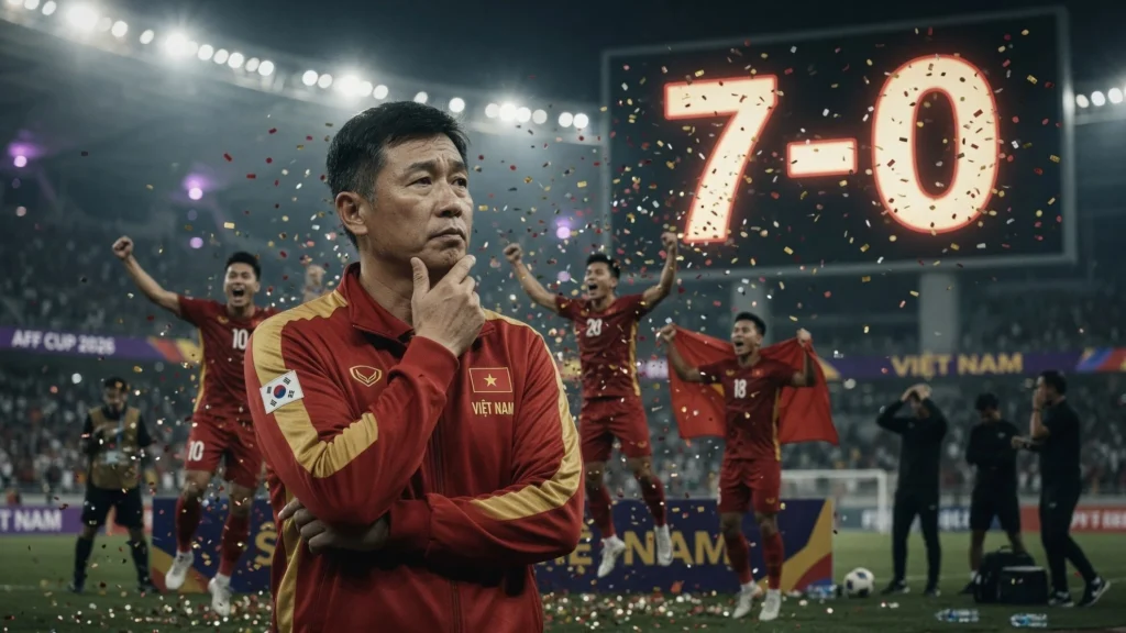Rekap 7-0 Vietnam dan Posisi Klasemen Grup A
