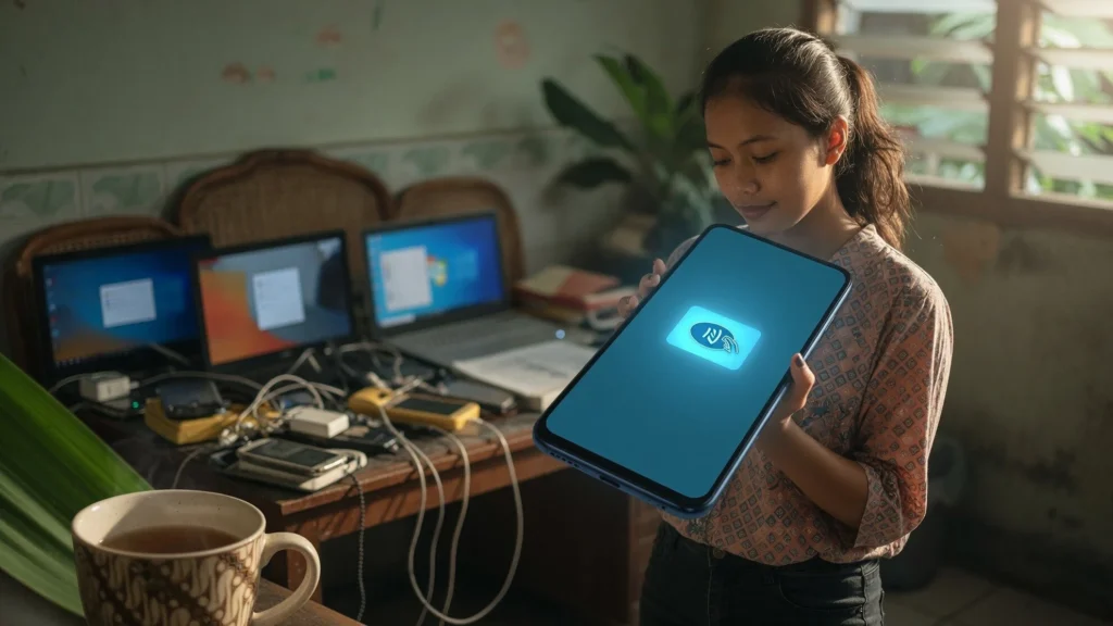 NFC di POCO C75 dan One UI Samsung Galaxy A06 Ubah Cara Pakai Harian