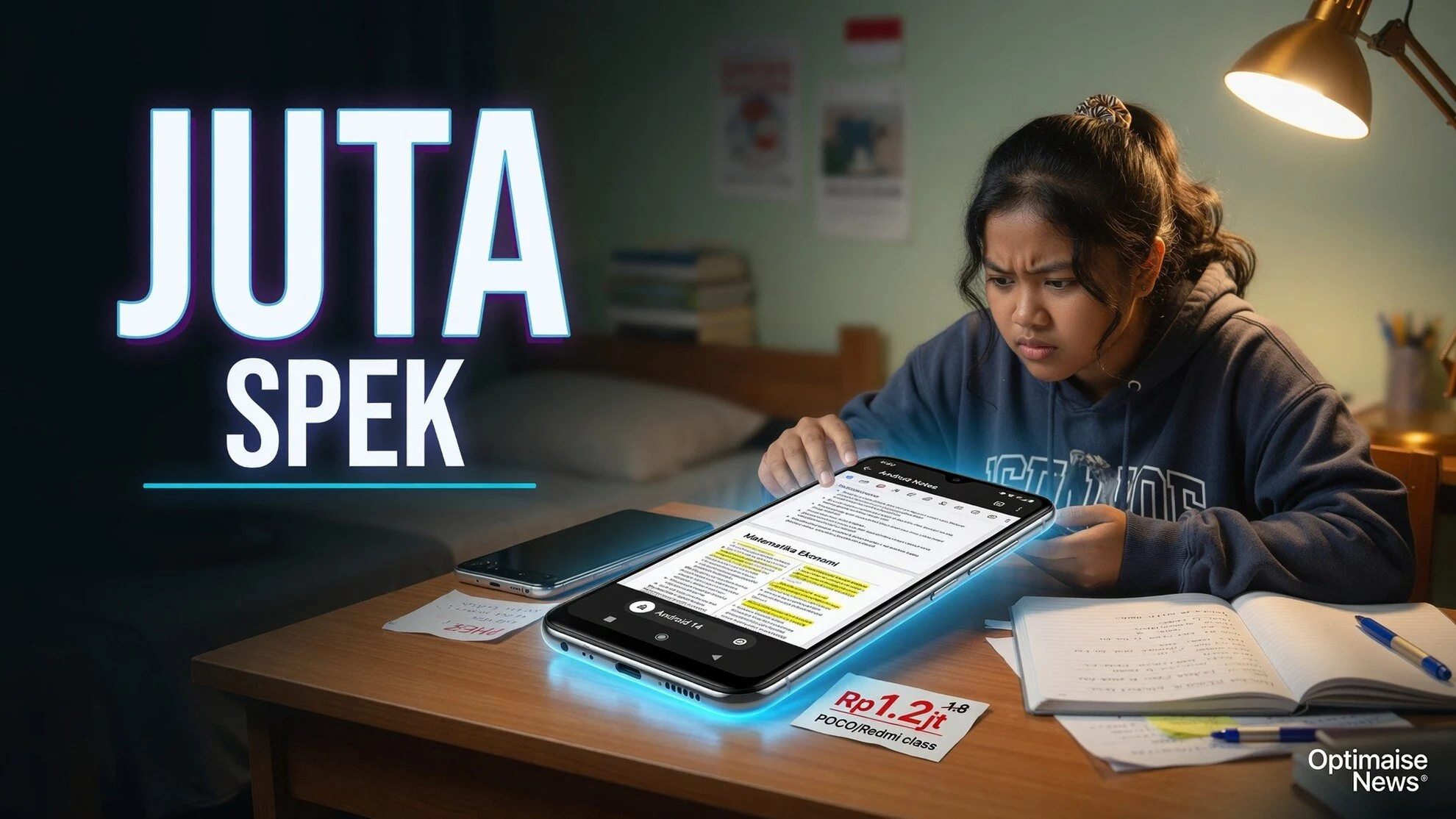Usung Spesifikasi HP Sabet Rp1,2 Juta