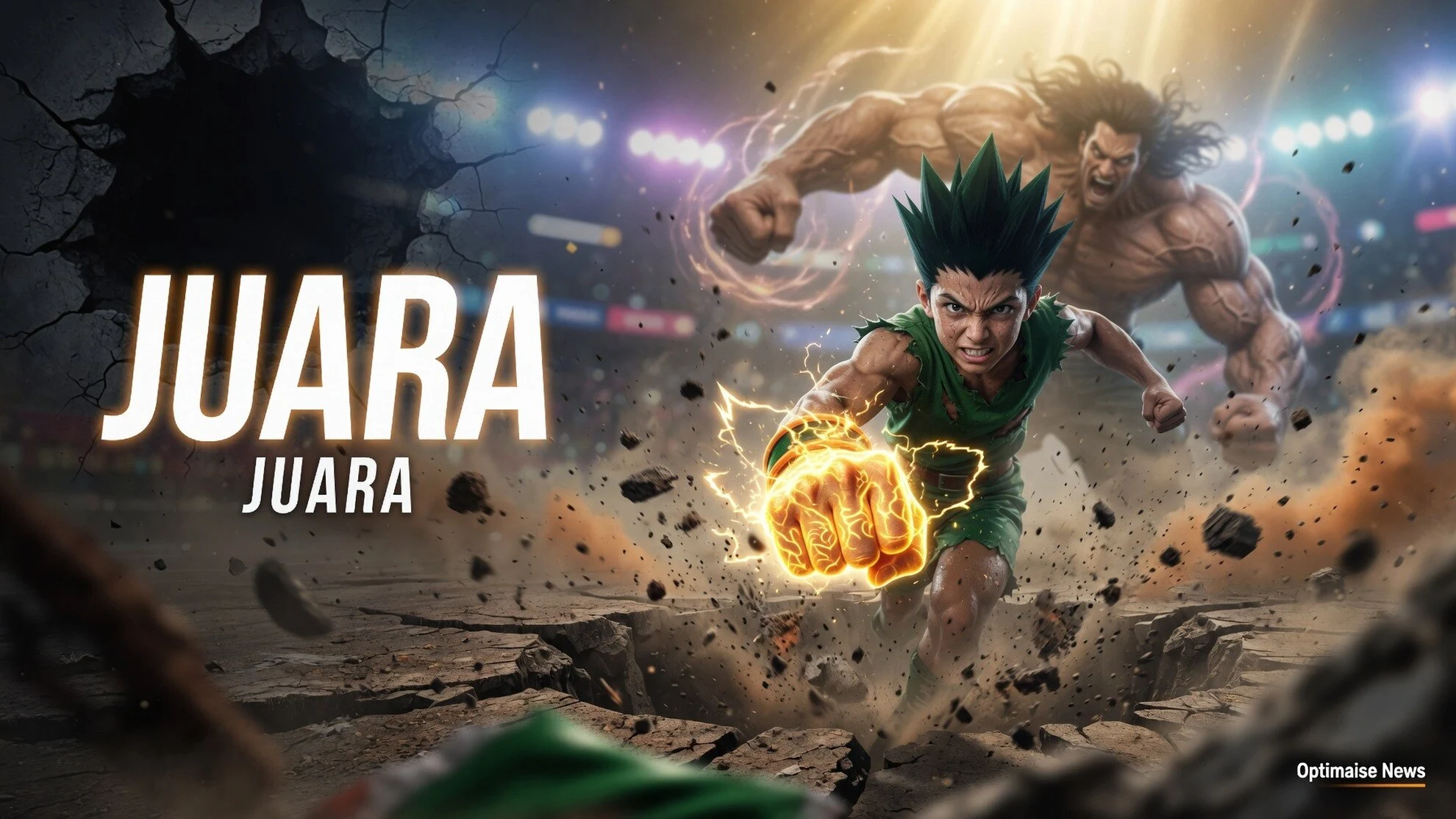 Uvogin Melawan Gon Dewasa: Hit Pertama Tentukan Juara