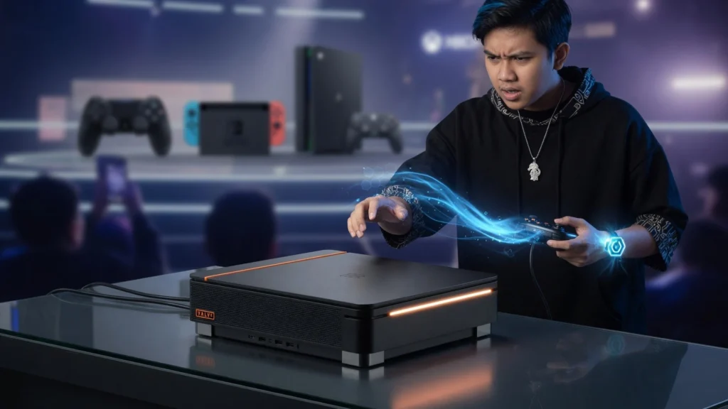 Kontras Strategi dengan Console First-Party Sony Nintendo Microsoft