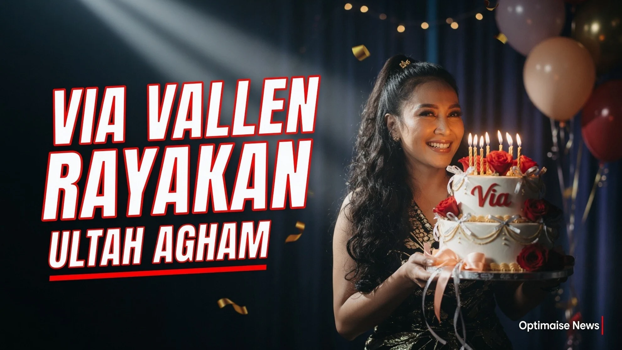Via Vallen Rayakan Ultah Agham, Gelar Pesta Bertema