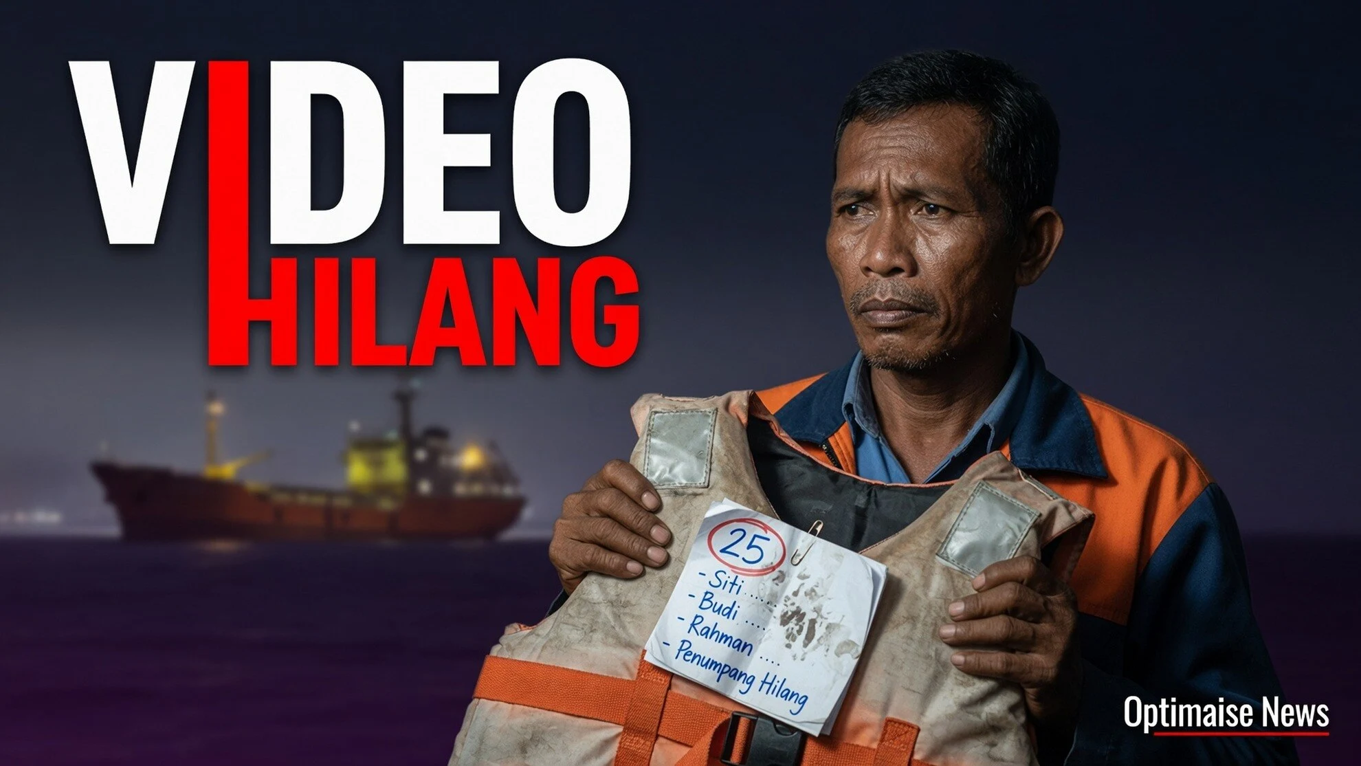 Video: 25 Penumpang KM Nurul Salsa Masih Hilang, Pelampung