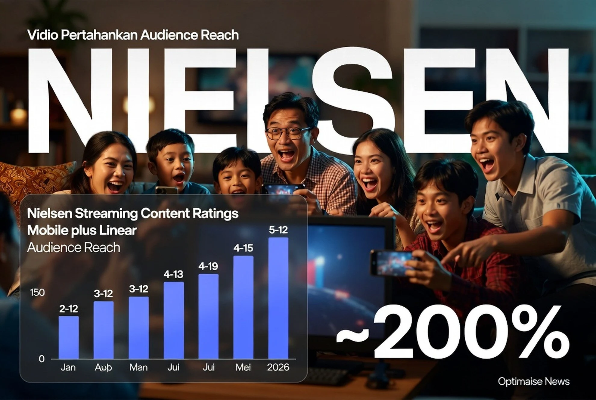 Vidio Pertahankan Audience Reach Terbesar Nielsen