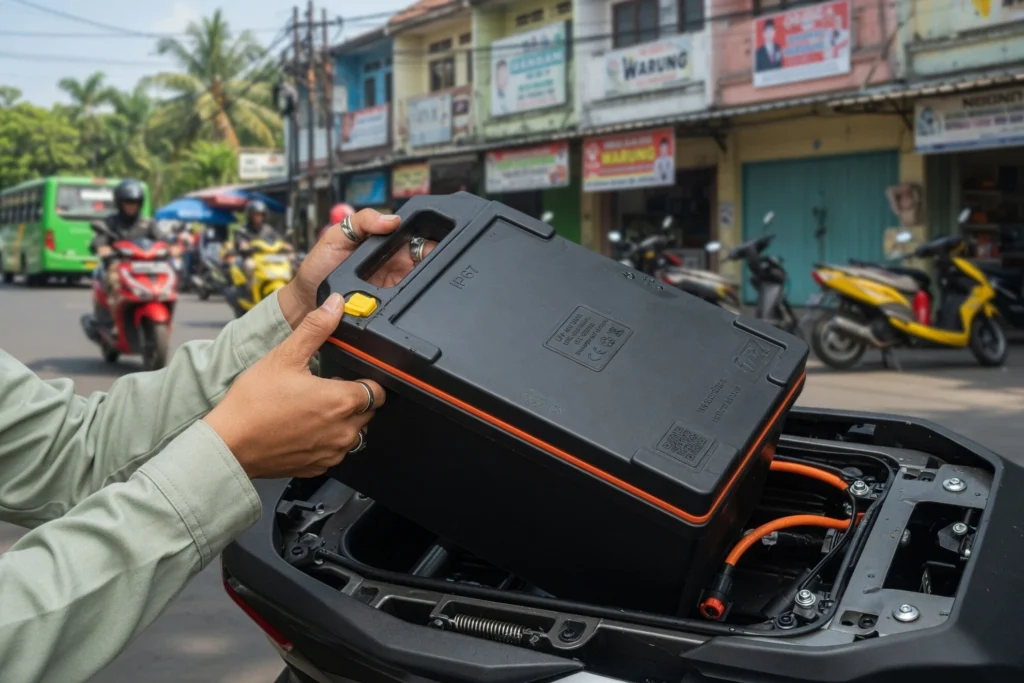 Kapasitas Jelajah Harian Tiga Model Berbeda